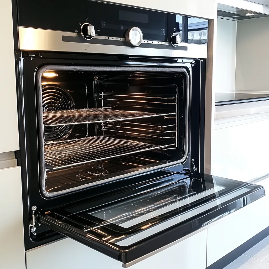 Detailed oven cleaning result